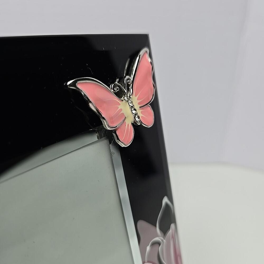 Pink Butterfly 6.5x 8.5 Picture Frame Vertical Spring Butterflies Photo Frame... - Picture 6 of 15